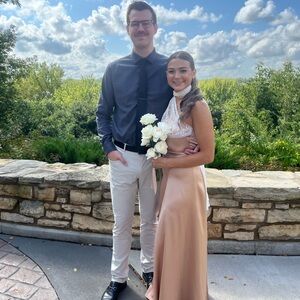 Elegant Cream Maxi Dress